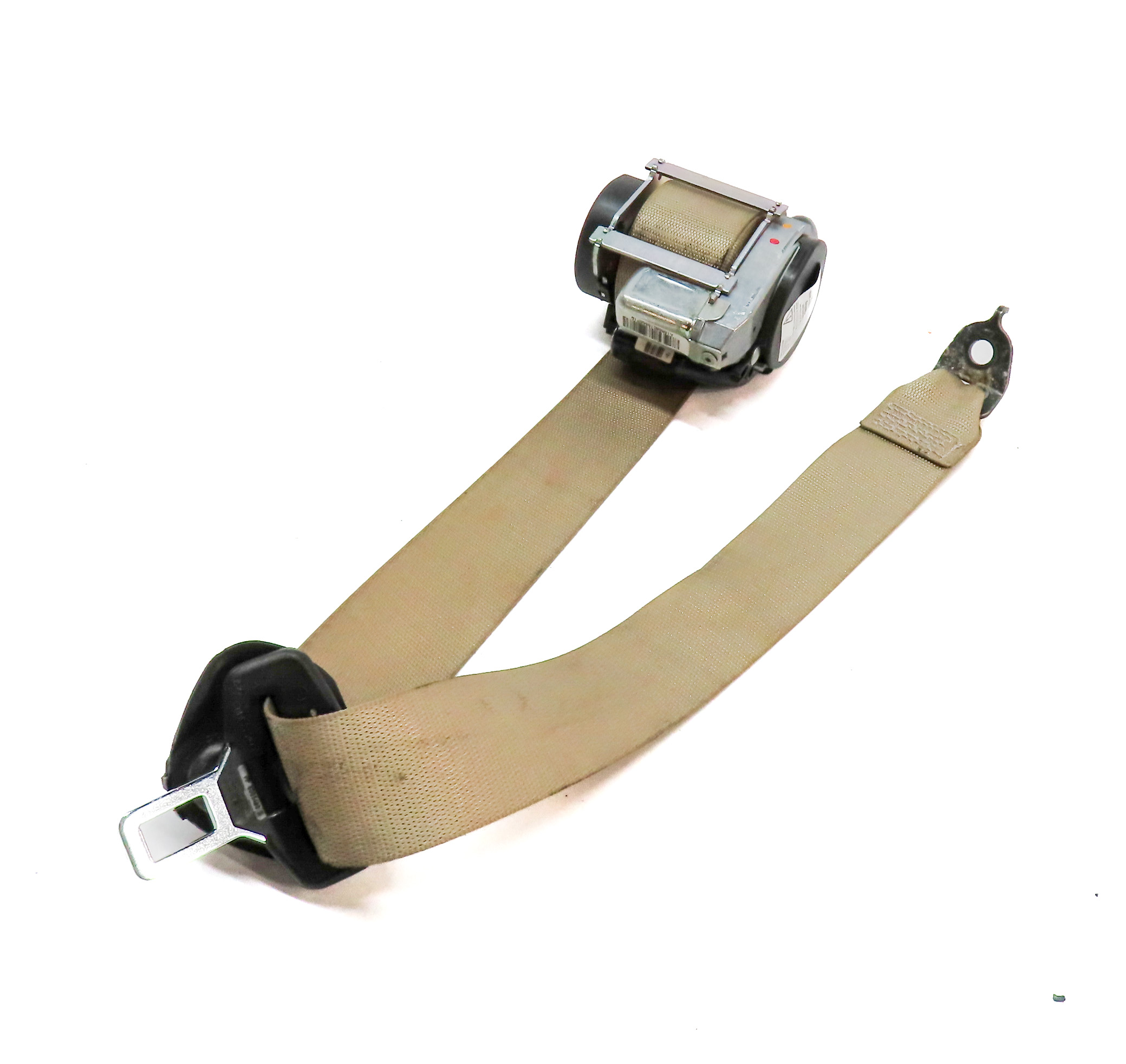 2014 MERCEDES GL450 (X166) REAR RIGHT 3rd ROW SEAT SEATBELT RETRACTOR (Beige) — exact item pictured